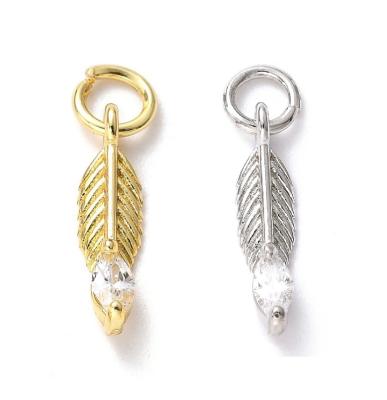 Подвеска Перо 15х4 мм, 6.31