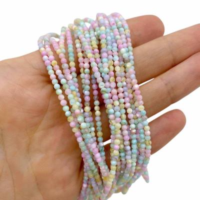 Перламутр микс, шар 2 мм, нить 39 см, НП.А2.14
