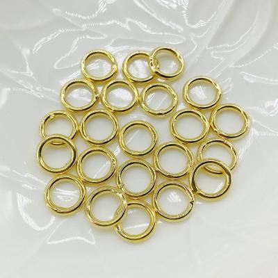 Соединительное колечко, запаянное, 8х1 мм, золотистое, 0.8.Е4