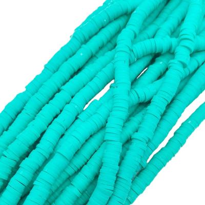 Каучук 6 мм, изумрудный, шайба, нить 40 см, СТ.10.11