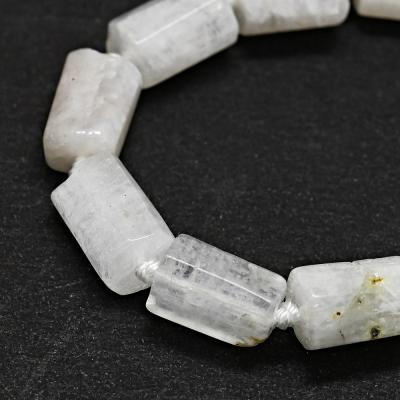 Бусина Лунный камень, Колонна, 7х11 мм, 19.68