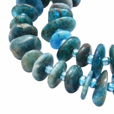 Апатит чипсы 10 мм, грань, нить 39 см, НП.D1.37