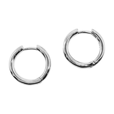 Серьги Конго, серебристые, 20х3 мм 33.21
