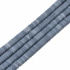 Агат серый, диск, 4x1 мм, нить 40 см НП.D2.36