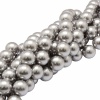 Жемчуг Shell Pearl, серый, 10 мм, нить 40 см