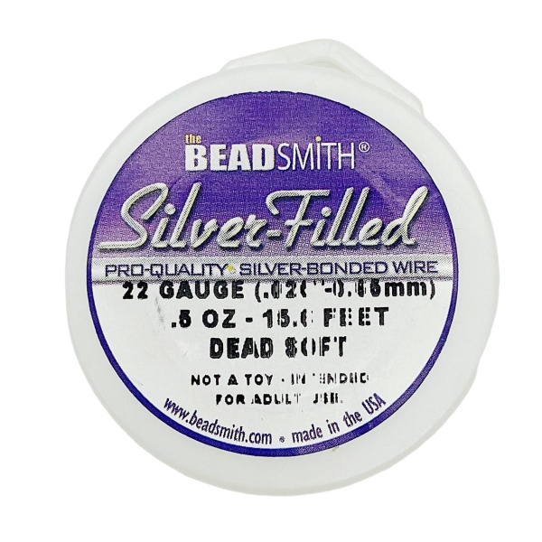 Проволока мягкая Silver Filled 22 ga - 0.66 мм, катушка 4.7 м SFW22DS