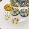 Бусина спейсер Чипсы, 9х7.5 мм, золото, 0.4.F6