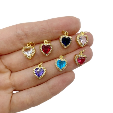 Подвеска сердце 12.5x10 мм ПР.03