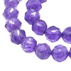 Бусина Аметист, шар грань 8 мм