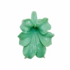 Бусина крупная Цветок 45х34 мм, мятный, Синт. коралл, 20.44
