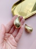 Подвеска Капля крупная, золотистая, 45х25 мм, 0.11.F1