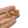 Серьги Жемчужные барашки, серебристые, 15х6 мм